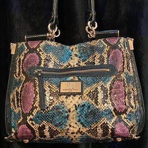 SNAKEPRINT HANDBAG